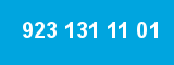 923 131 11 01 923 131 11 01